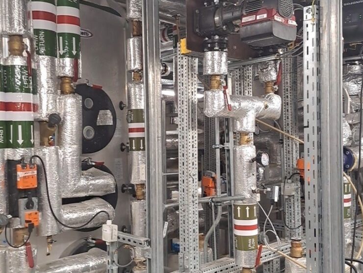 Mechanical plant room installation by Promec