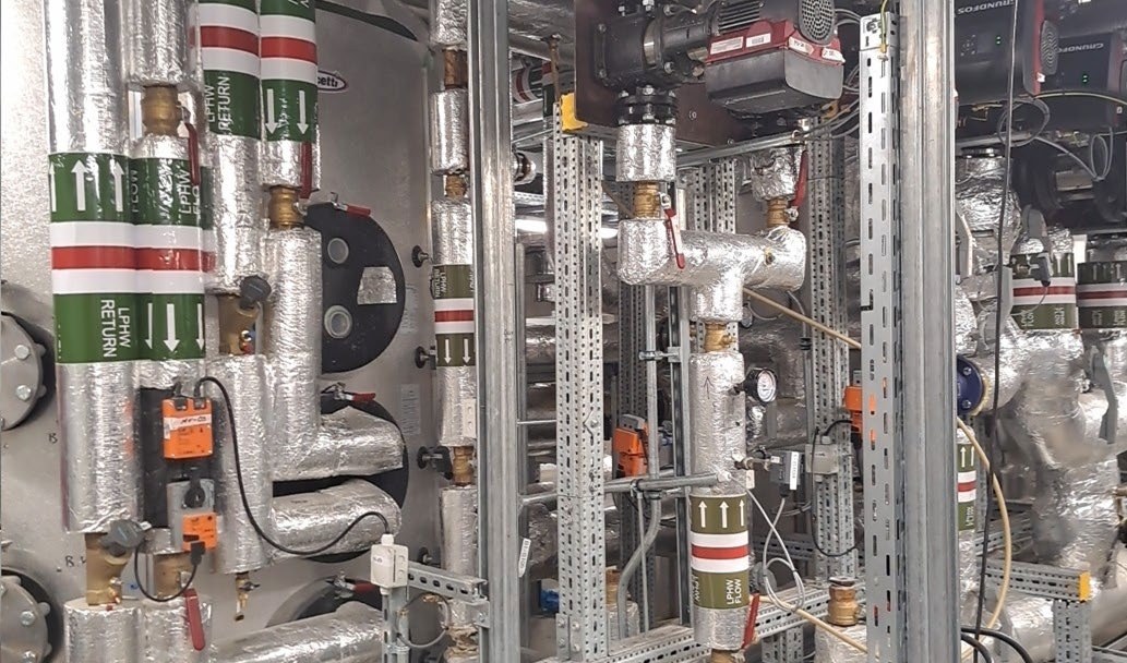 Mechanical plant room installation by Promec